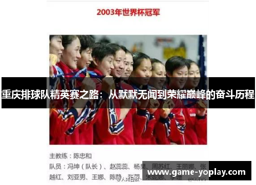 重庆排球队精英赛之路：从默默无闻到荣耀巅峰的奋斗历程